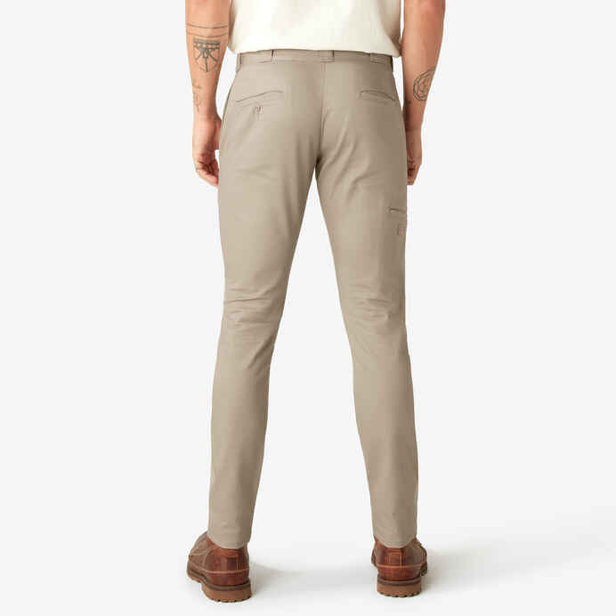 Skinny Fit Double Knee Work Pants