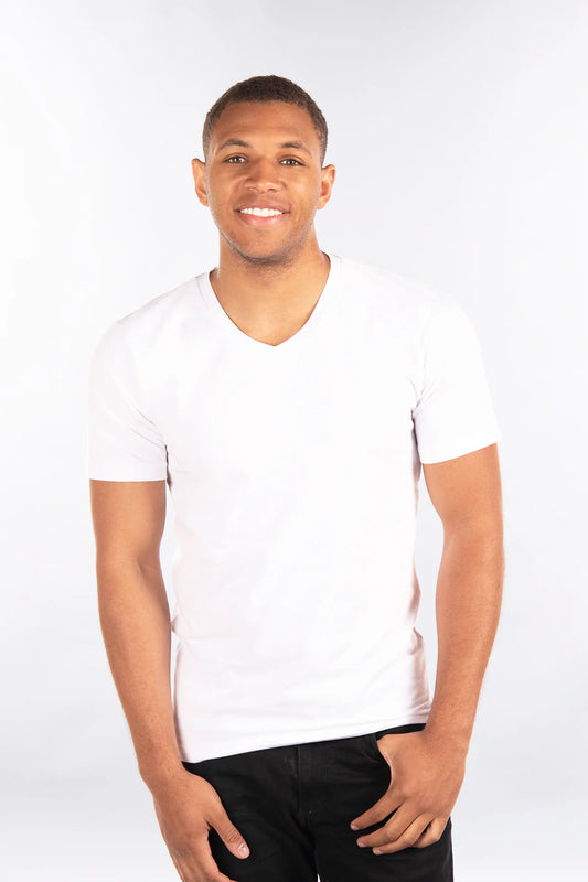 Stretch Slim Fit T-Shirt V Neck