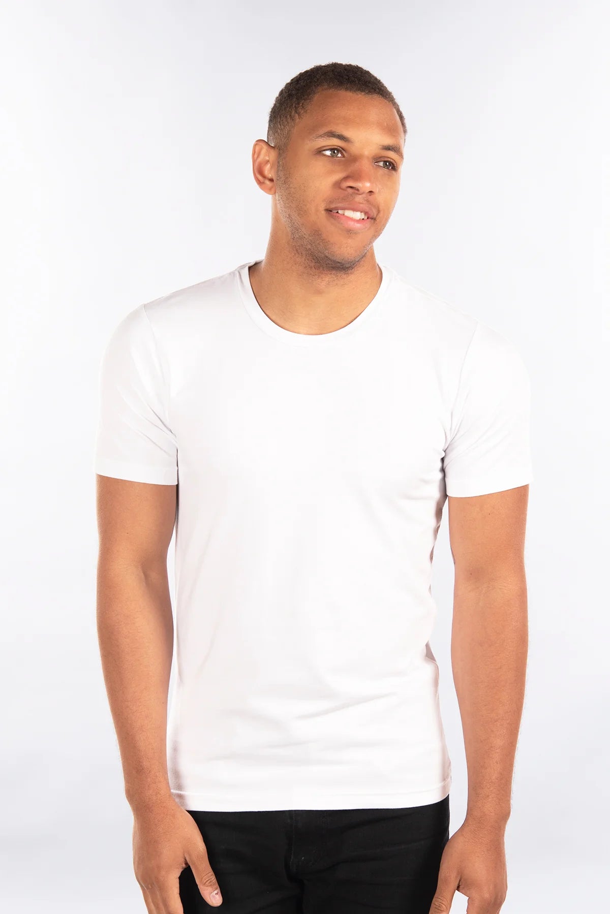 Stretch Slim Fit T-Shirt Crew Neck
